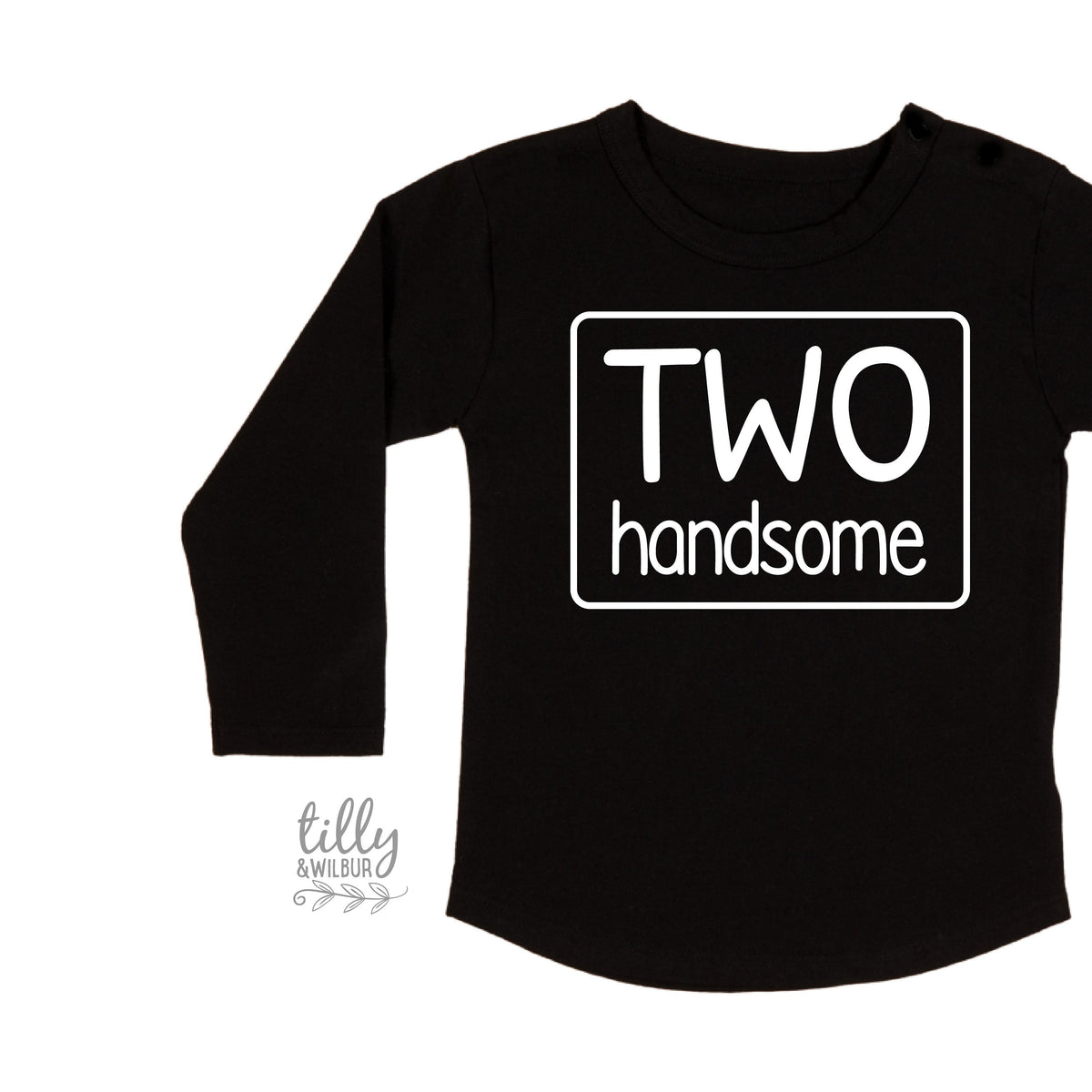 Two Handsome Birthday T-Shirt, 2nd Birthday T-Shirt, 2nd Second Birthday Tee, Two Birthday Gift, Boys 2nd Birthday, Boys Birthday T-Shirt