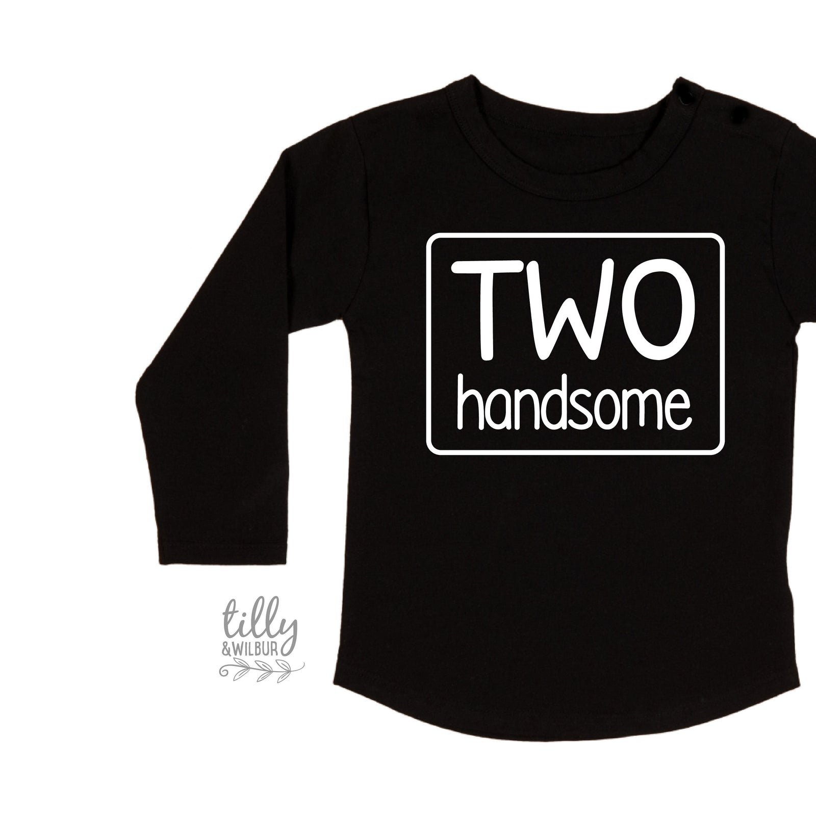 Two Handsome Birthday T-Shirt, 2nd Birthday T-Shirt, 2nd Second Birthday Tee, Two Birthday Gift, Boys 2nd Birthday, Boys Birthday T-Shirt