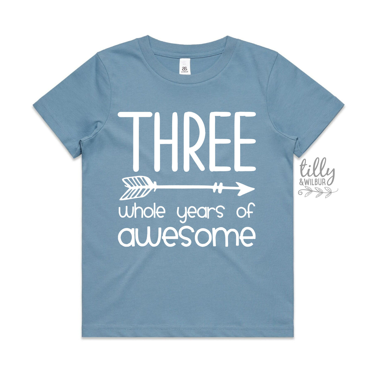 Three Whole Years Of Awesome Birthday T-Shirt, Boy&#39;s 3rd Birthday T-Shirt, Third Birthday Gift, 3rd Birthday Outfit, 3rd Birthday Boy Gift