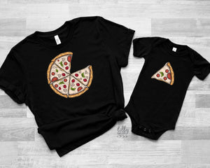 Matching Pizza Shirts, Family Pizza Slice T-Shirts, Father's Day Gift, Mother's Day Gift, Father And Son, Mother And Daughter, Newborn Gift