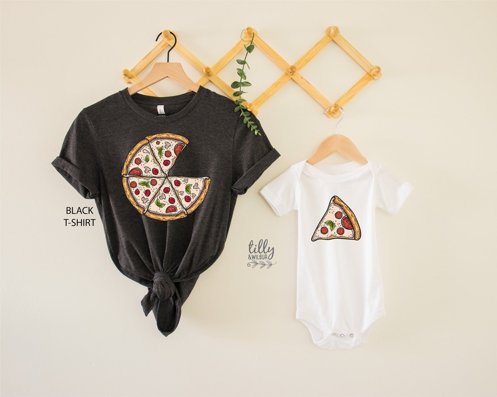Matching Pizza Shirts, Family Pizza Slice T-Shirts, Father's Day Gift, Mother's Day Gift, Father And Son, Mother And Daughter, Newborn Gift