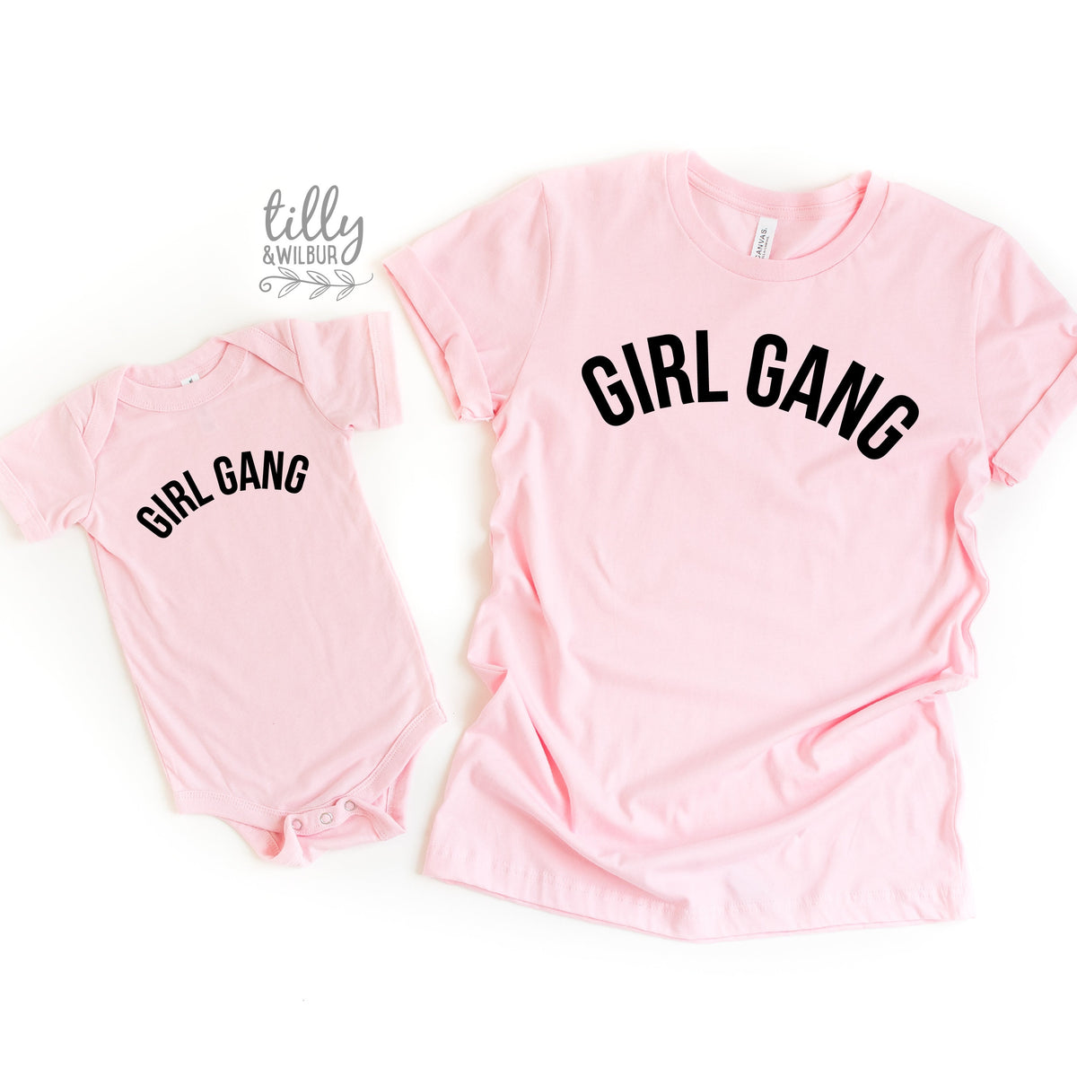 Girl Gang T-Shirts, Matching Mummy And Me T-Shirts, Mother And Daughter Shirts, Mother&#39;s Day Gifts, Mum of Girls Shirts, Girl Mum Gifts
