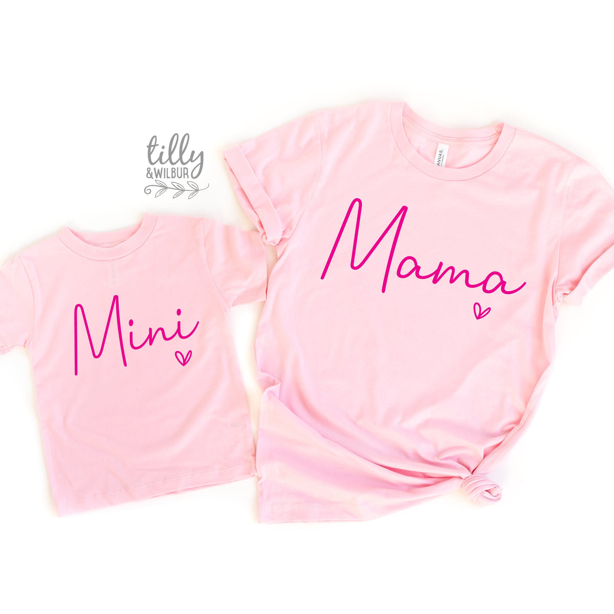 Mama &amp; Me, Mama T-Shirt, Mini Bodysuit, Mama And Mama&#39;s Mini Matching Outfits, Our First Mother&#39;s Day, Mother Daughter, Mommy And Me Gift