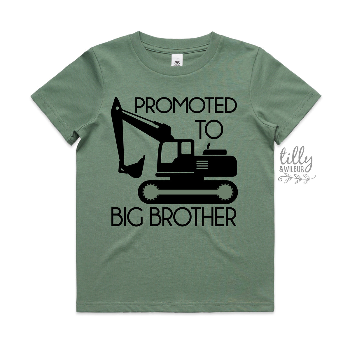 Big Brother T-Shirt, Promoted To Big Brother Shirt, Excavator T-Shirt, Digger T-Shirt, I&#39;m Going To Be A Big Brother, Pregnancy Announcement
