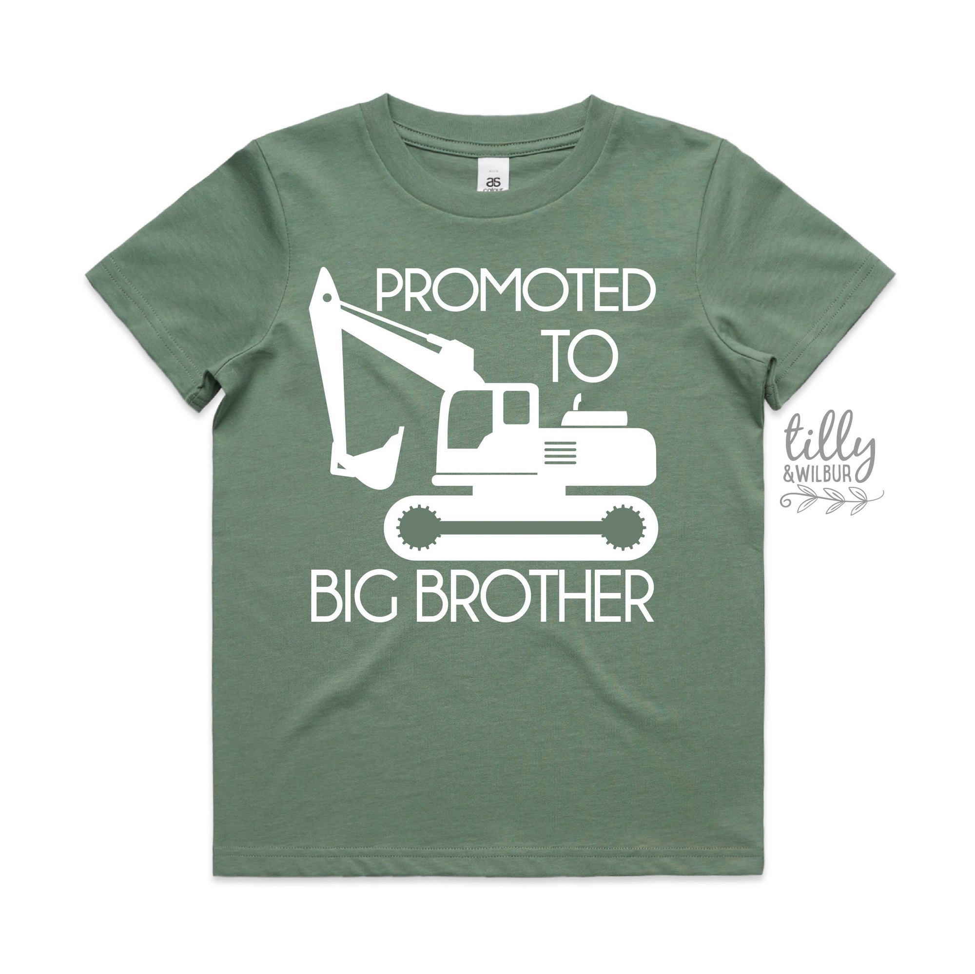 Big Brother T-Shirt, Promoted To Big Brother Shirt, Excavator T-Shirt, Digger T-Shirt, I'm Going To Be A Big Brother, Pregnancy Announcement