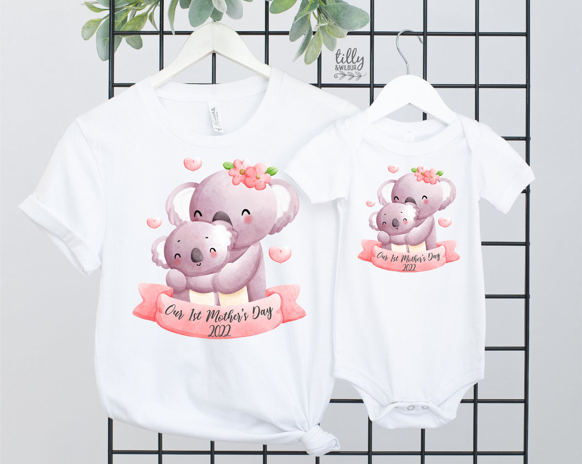 Our First Mother&#39;s Day 2022, 1st Mother&#39;s Day, Matching Mother&#39;s Day,  Matching Mum And Baby Outfits, Mother&#39;s Day Gift, Mummy &amp; Me Outfits