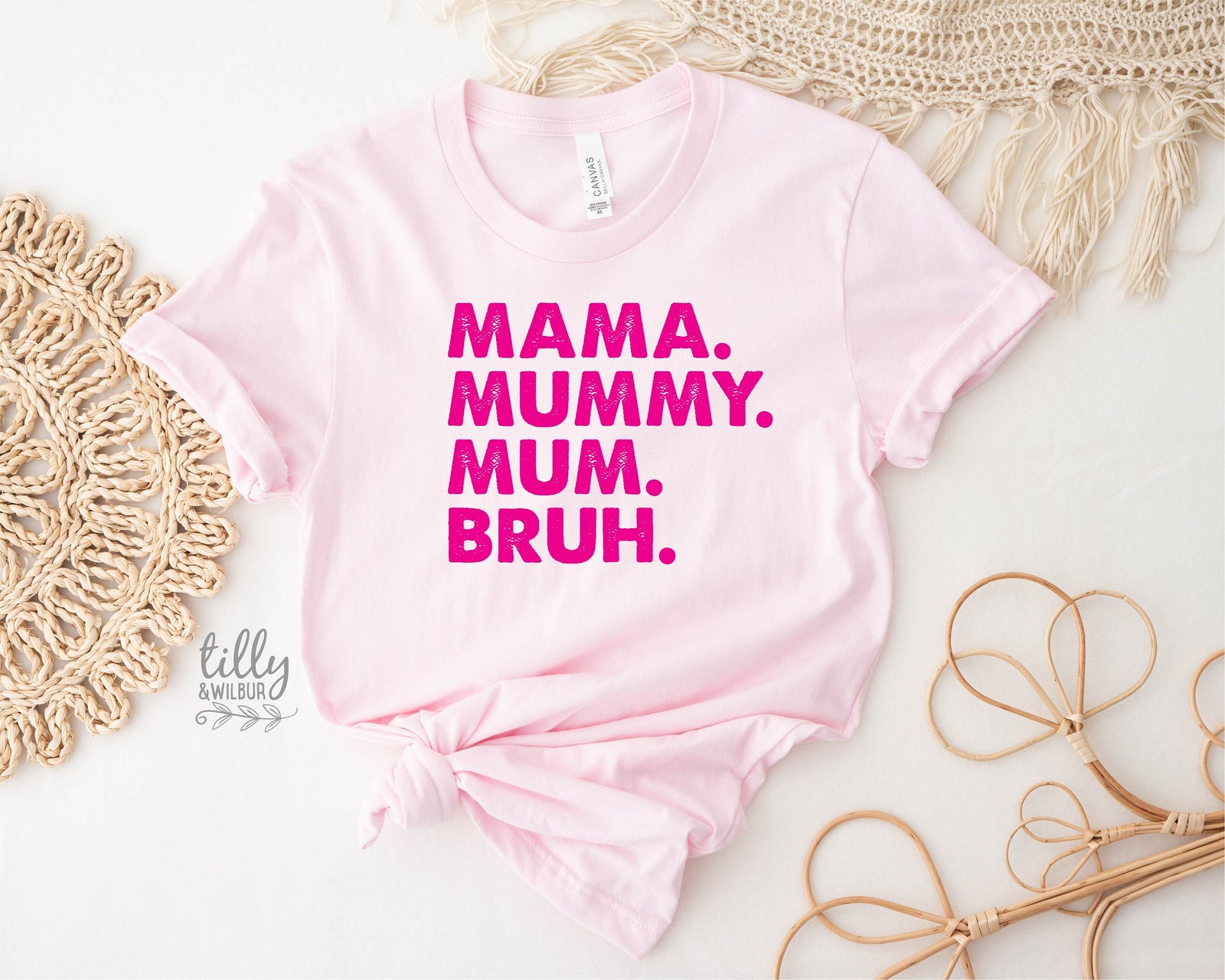 Mama Mummy Mum Bruh T-Shirt, Funny Mum T-Shirt, Mother's Day T-Shirt, Motherhood Tee, Mothers Day Gift, Gift For Mom, Mama T-Shirt, Best Mum