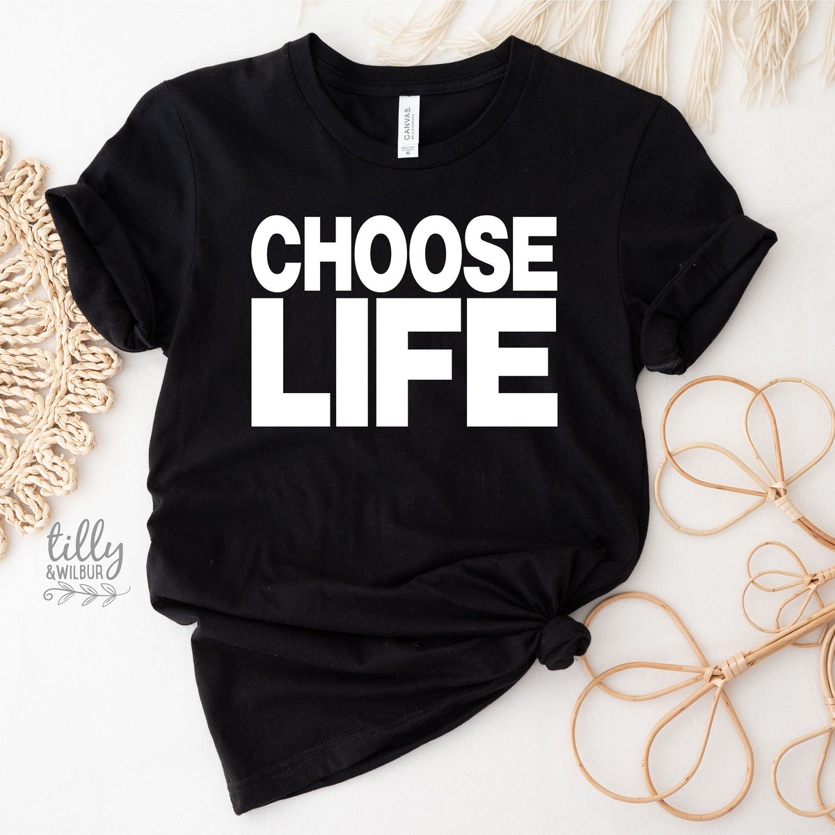 Choose Life T-Shirt, George Michael T-Shirt, Wham T-Shirt, Trainspotting T-Shirt, Retro 80s T-Shirt, 80&#39;s Night, Inspirational T-Shirt