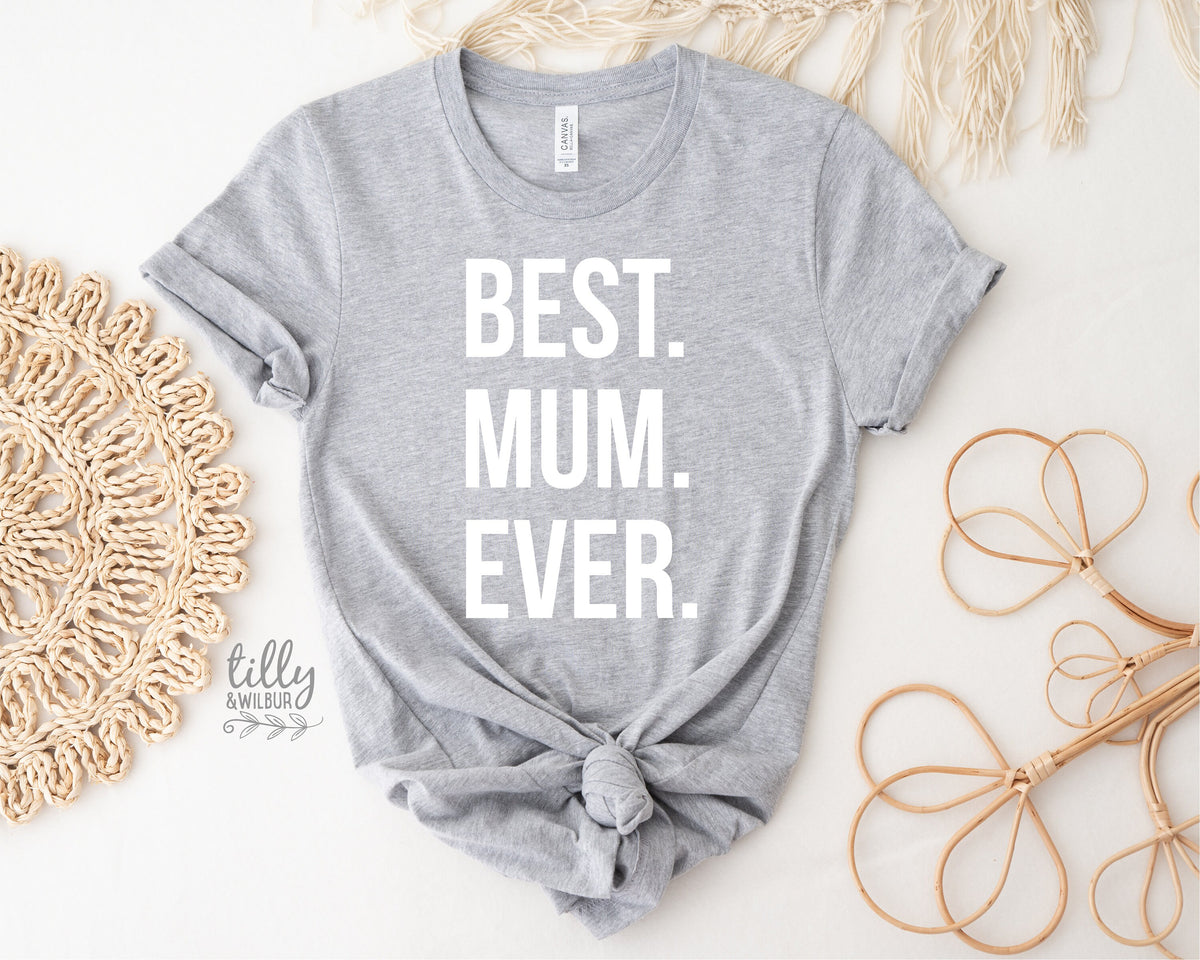 Best Mum Ever T-Shirt, Mother&#39;s Day T-Shirt, Mother&#39;s Day Gift, Mum Of Sons, Mum T-Shirt, Funny Mum T-Shirt, Mum Of Boys #outnumbered, Mama