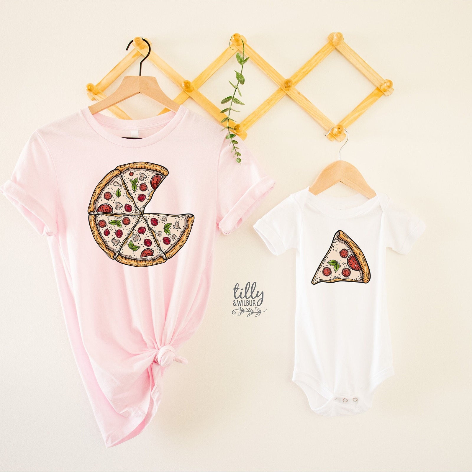 Matching Pizza Shirts, Family Pizza Slice T-Shirts, Father's Day Gift, Mother's Day Gift, Father And Son, Mother And Daughter, Newborn Gift