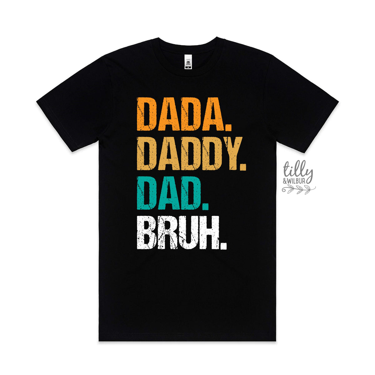 Dada Daddy Dad Bruh T-Shirt, Dad T-Shirt, Funny Dad Shirt, Funny Dad T-Shirt, Father&#39;s Day Gift, Teenager Gift To Dad, Funny Father&#39;s Day