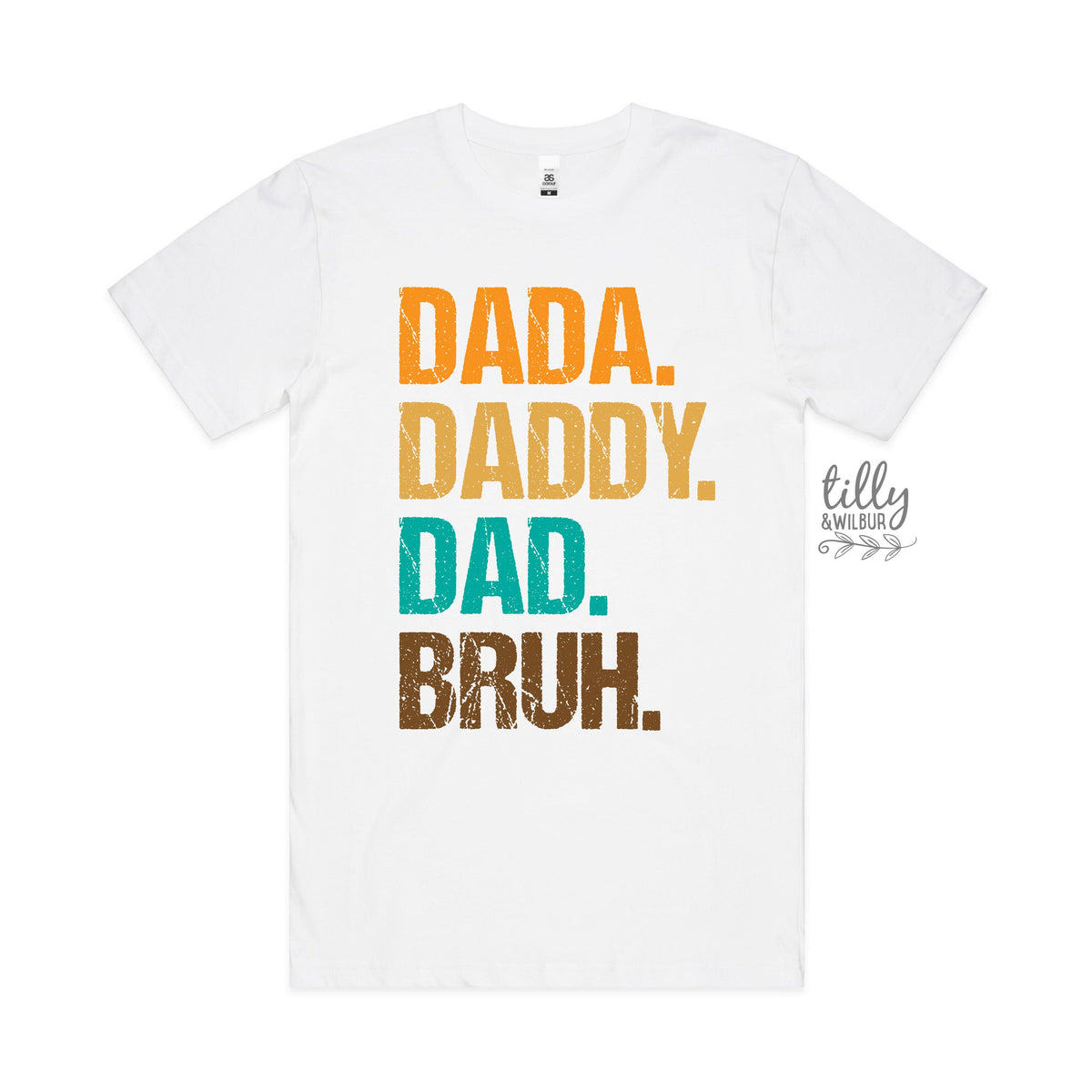 Dada Daddy Dad Bruh T-Shirt, Dad T-Shirt, Funny Dad Shirt, Funny Dad T-Shirt, Father&#39;s Day Gift, Teenager Gift To Dad, Funny Father&#39;s Day
