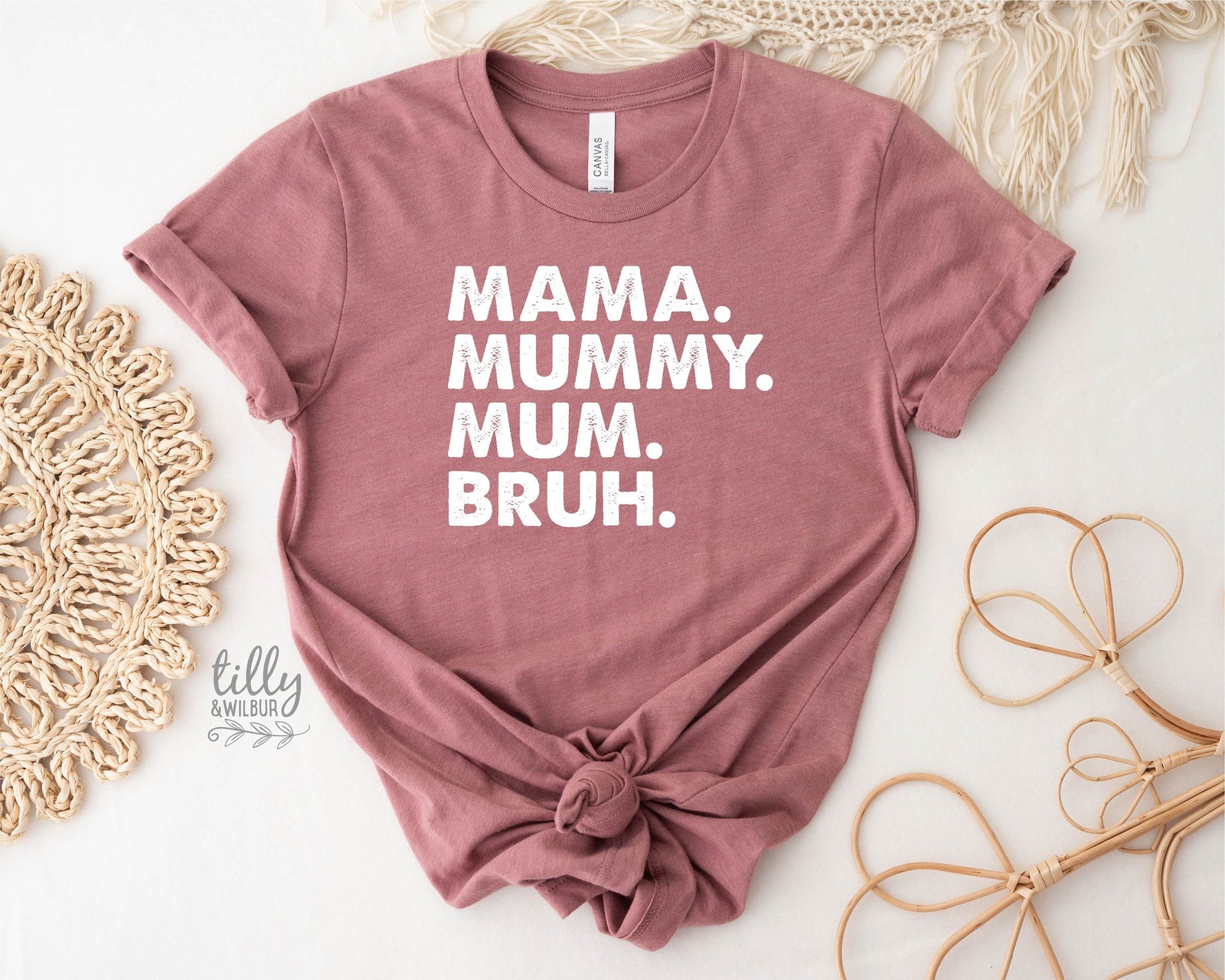 Mama Mummy Mum Bruh T-Shirt, Funny Mum T-Shirt, Mother's Day T-Shirt, Motherhood Tee, Mothers Day Gift, Gift For Mom, Mama T-Shirt, Best Mum