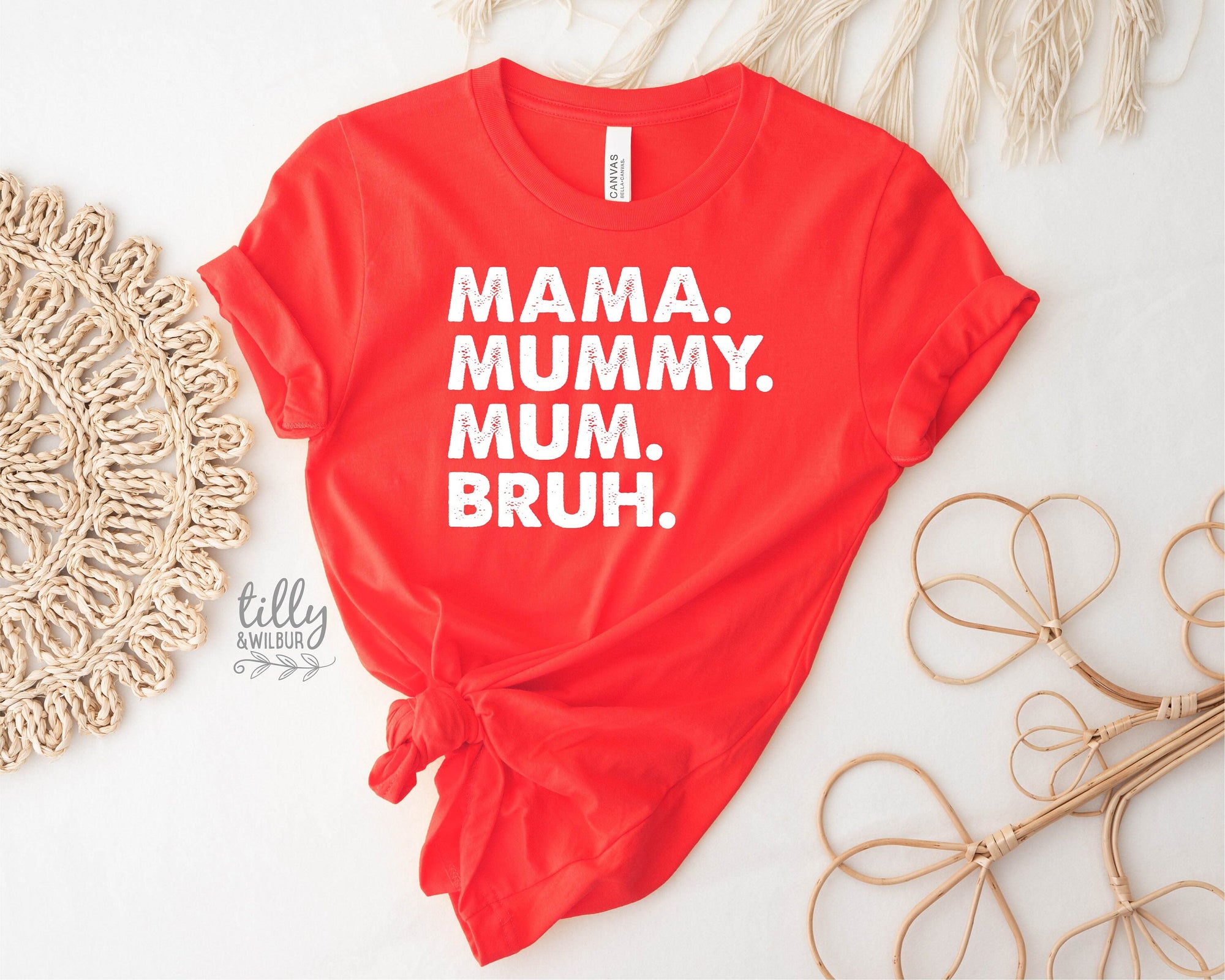 Mama Mummy Mum Bruh T-Shirt, Funny Mum T-Shirt, Mother's Day T-Shirt, Motherhood Tee, Mothers Day Gift, Gift For Mom, Mama T-Shirt, Best Mum