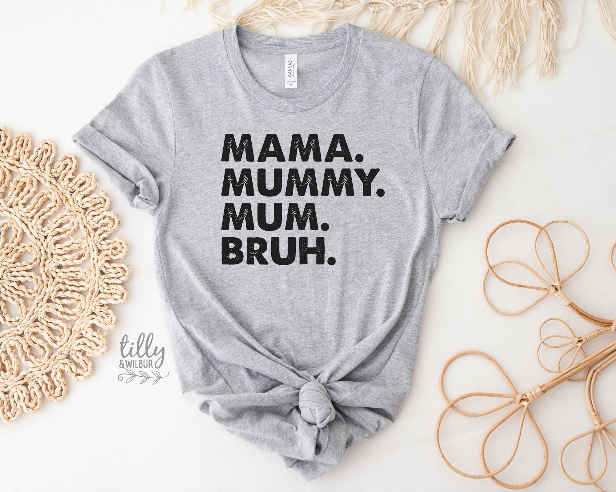 Mama Mummy Mum Bruh T-Shirt, Funny Mum T-Shirt, Mother's Day T-Shirt, Motherhood Tee, Mothers Day Gift, Gift For Mom, Mama T-Shirt, Best Mum