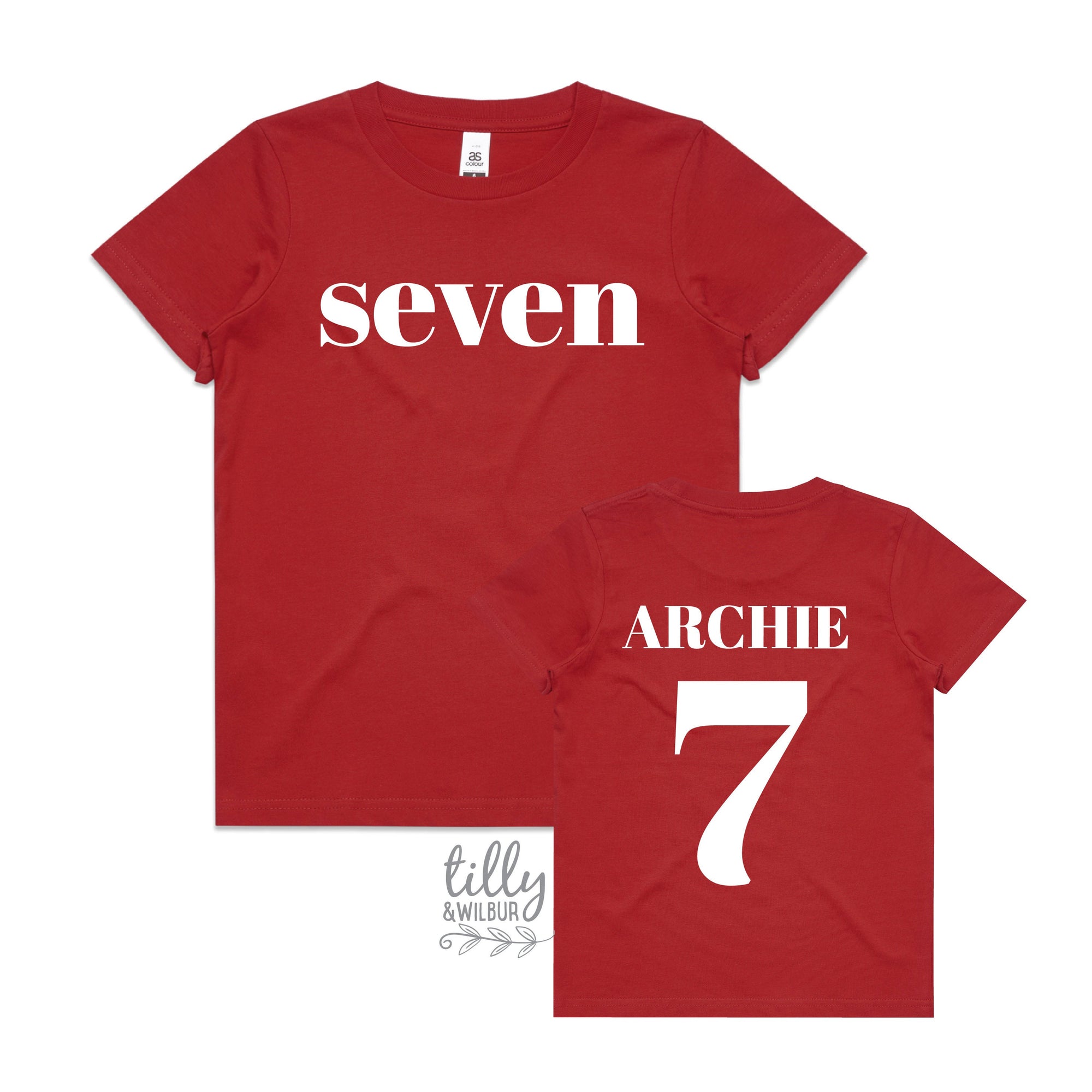 Seven T-Shirt, Seven Year Old Birthday T-Shirt, 7th Birthday Gift, Boy's 7th Birthday T-Shirt, I Am Seven, Birthday Boy,  Happy 7th Birthday
