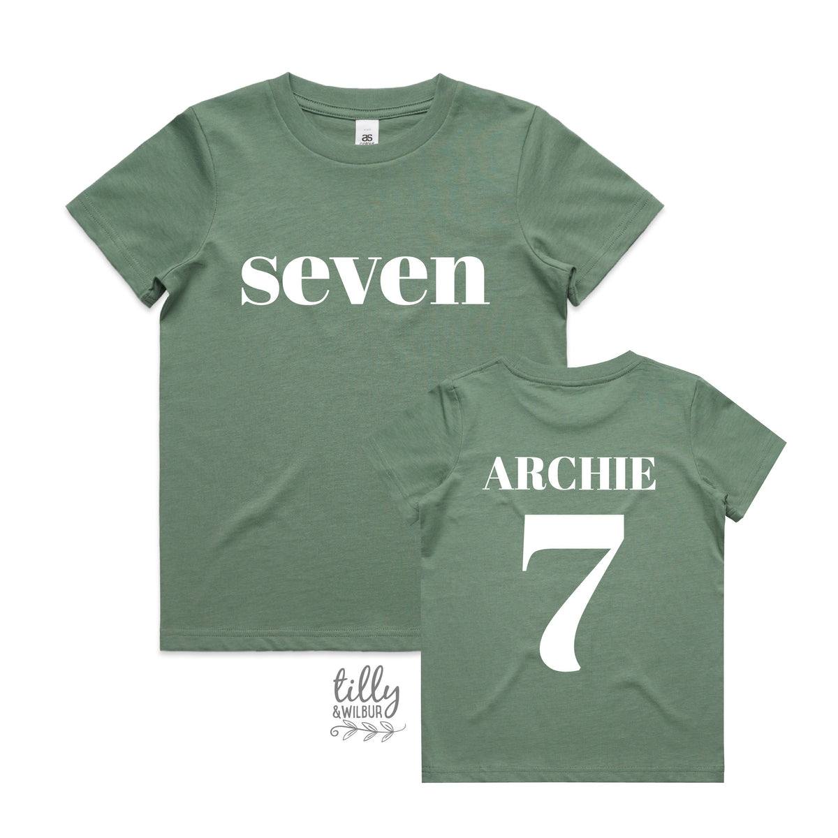 Seven T-Shirt, Seven Year Old Birthday T-Shirt, 7th Birthday Gift, Boy&#39;s 7th Birthday T-Shirt, I Am Seven, Birthday Boy,  Happy 7th Birthday