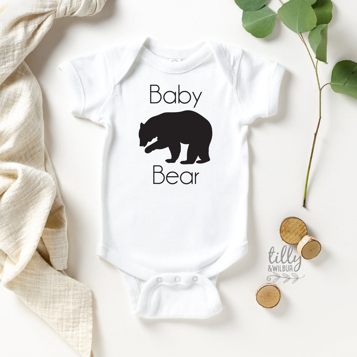 Baby Bear Bodysuit, Add To Matching Set For Growing Bub, Matching Mother&#39;s Day Bodysuit, Matching Father&#39;s Day Bodysuit, Matching Family