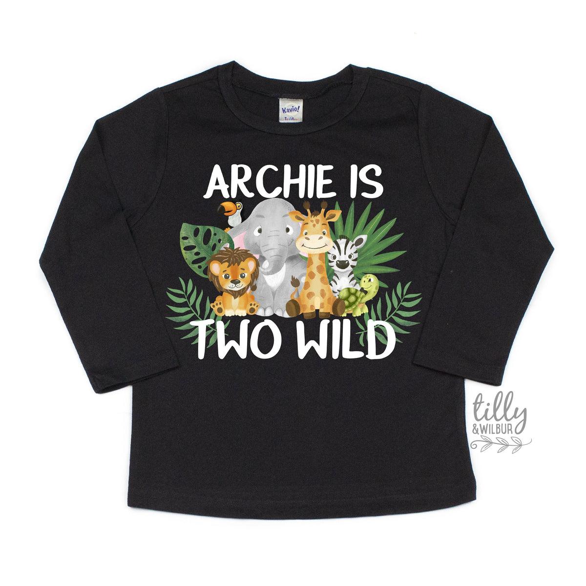 Personalised Birthday T-Shirt, Safari Animal 2nd Birthday T-Shirt, Custom Birthday T-Shirt, Safari Birthday, Jungle Animal Theme Birthday