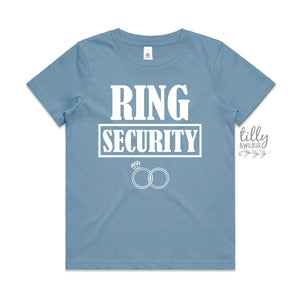 Ring Security T-Shirt, Ring Bearer Gift, Ring Security, Ring Bearer T-Shirt, Boy's Wedding T-Shirt, Bridal Party, Engagement, Flower Girl