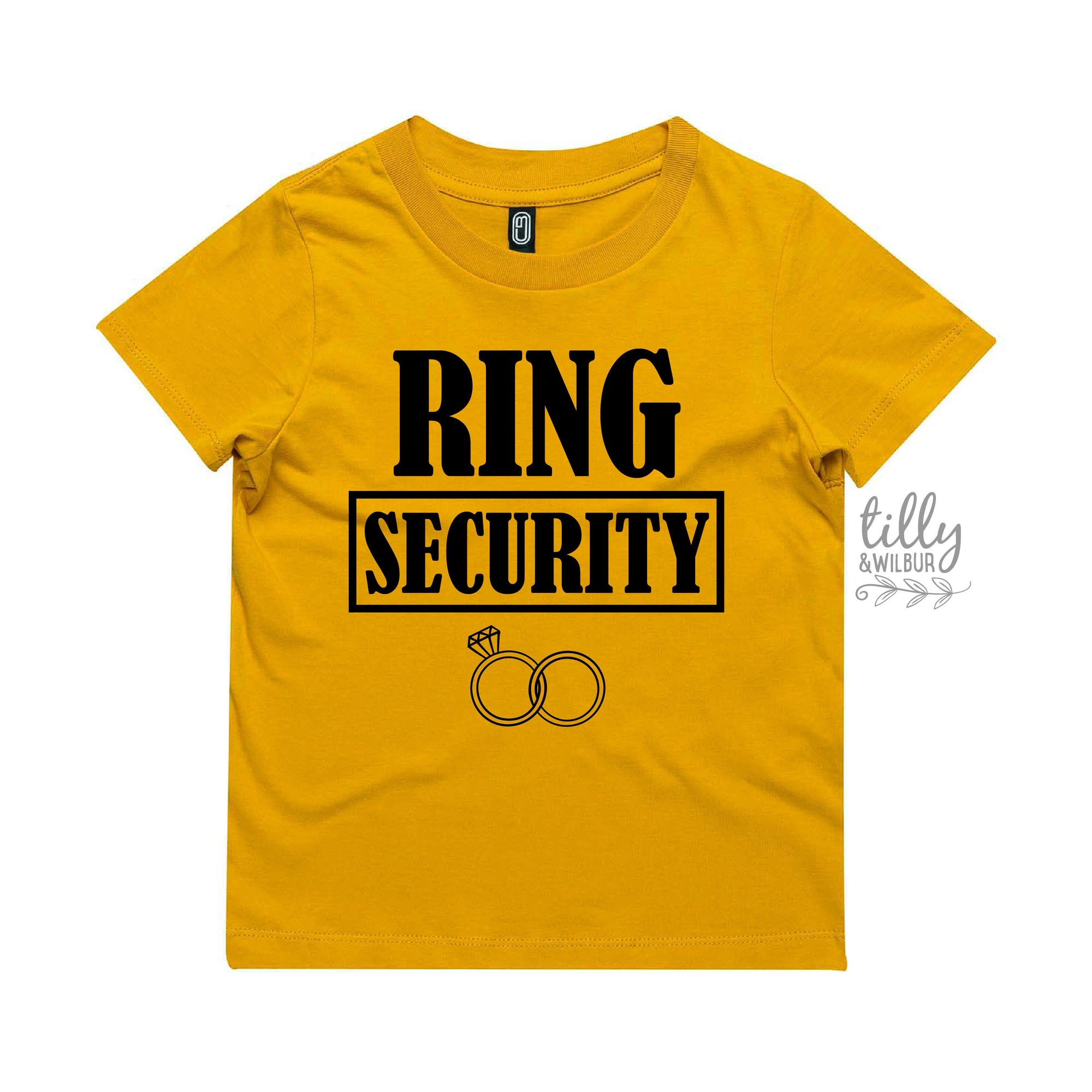 Ring Security T-Shirt, Ring Bearer Gift, Ring Security, Ring Bearer T-Shirt, Boy's Wedding T-Shirt, Bridal Party, Engagement, Flower Girl