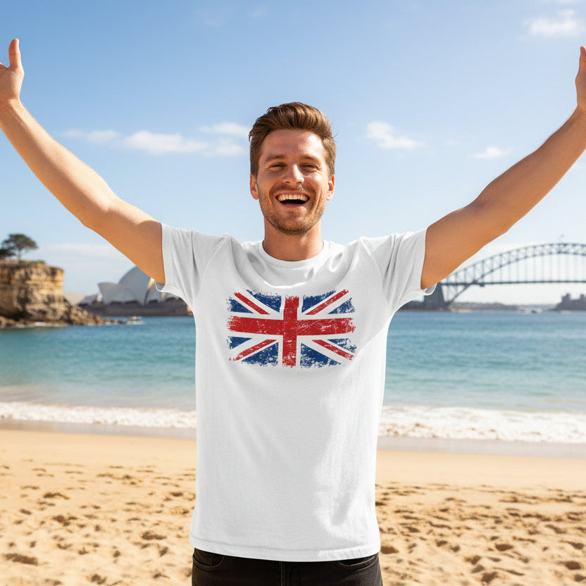 Union Jack T-Shirt, Grunge Union Jack, Queen Elizabeth II Platinum Jubilee 2022, Queens Golden Jubilee T-Shirt 70th Year Anniversary T-Shirt