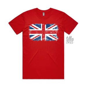 Union Jack T-Shirt, Grunge Union Jack, Queen Elizabeth II Platinum Jubilee 2022, Queens Golden Jubilee T-Shirt 70th Year Anniversary T-Shirt