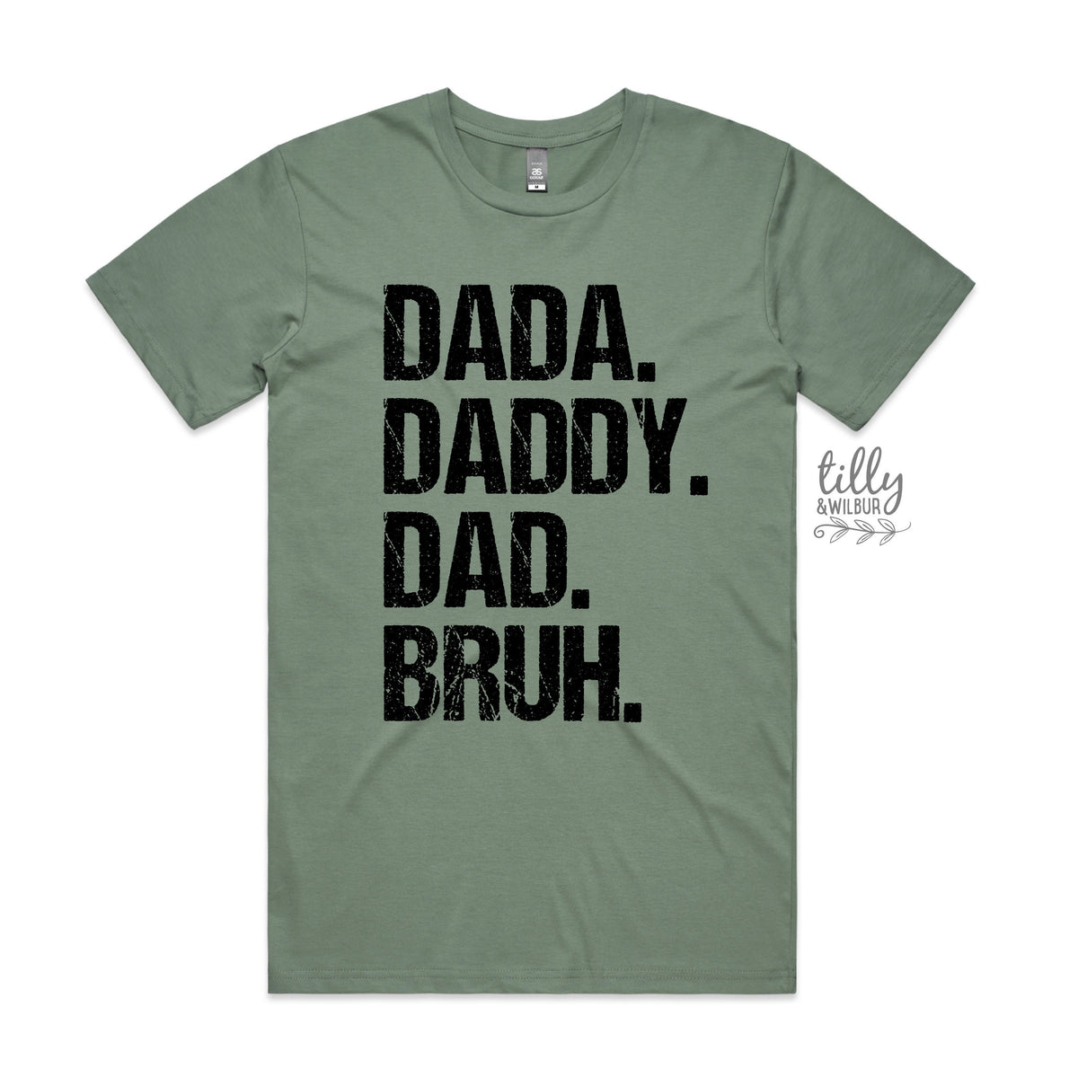 Dada Daddy Dad Bruh T-Shirt, Dad T-Shirt, Funny Dad Shirt, Funny Dad T-Shirt, Father&#39;s Day Gift, Teenager Gift To Dad, Funny Father&#39;s Day
