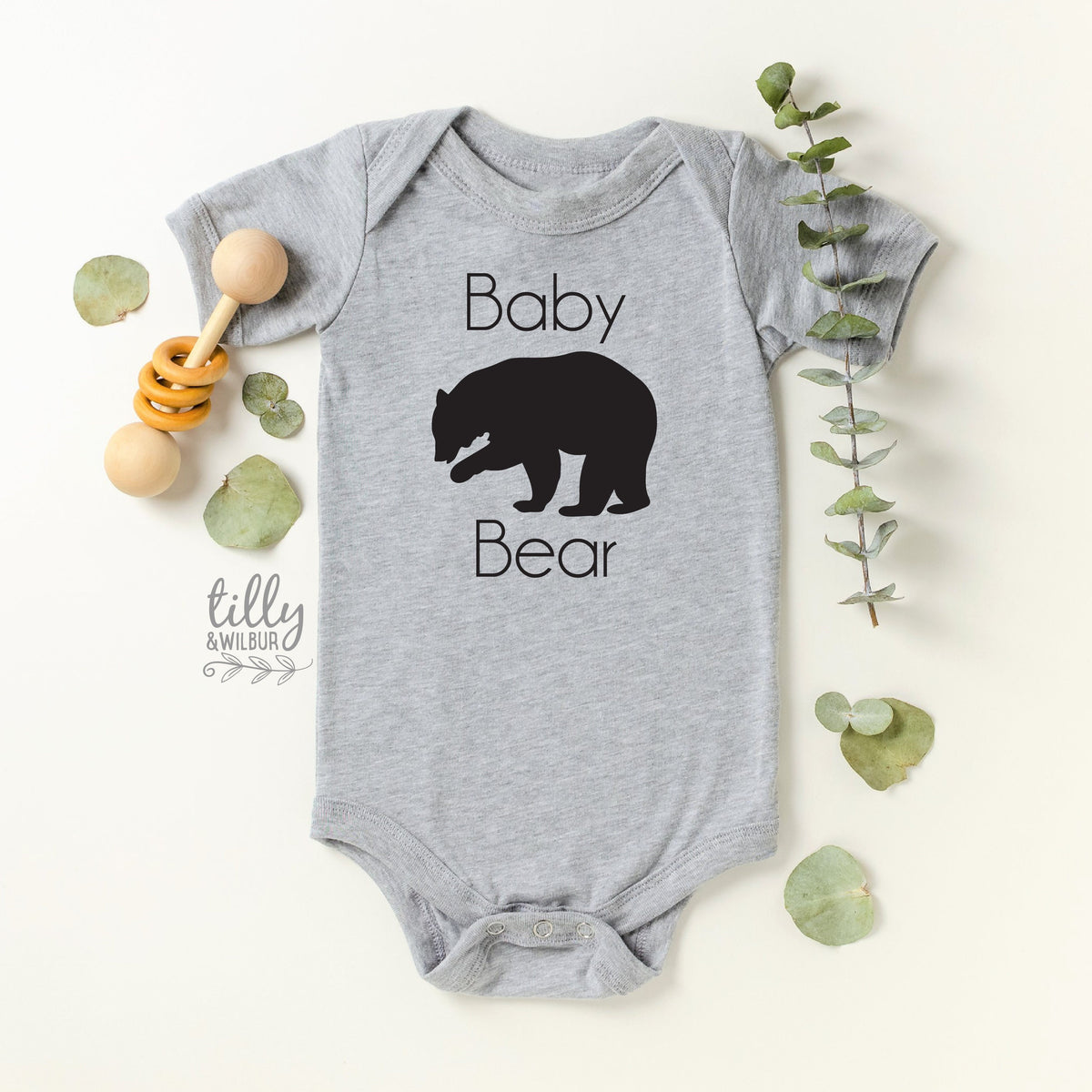 Baby Bear Bodysuit, Add To Matching Set For Growing Bub, Matching Mother&#39;s Day Bodysuit, Matching Father&#39;s Day Bodysuit, Matching Family
