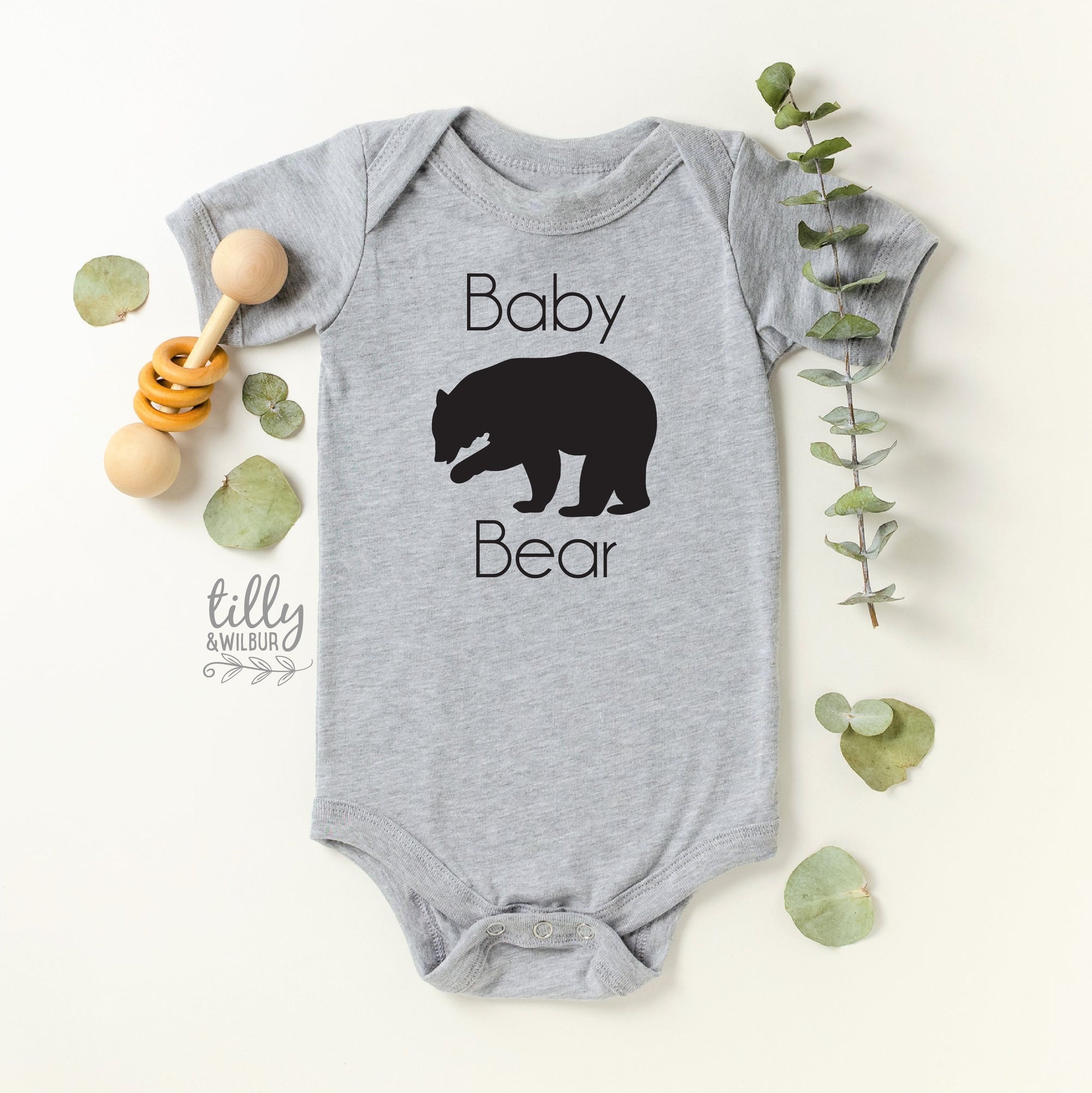 Baby Bear Bodysuit, Add To Matching Set For Growing Bub, Matching Mother's Day Bodysuit, Matching Father's Day Bodysuit, Matching Family