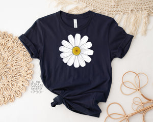 Daisy T-Shirt, Flower T-Shirt, Wildflower T-Shirt, Boho T-Shirt, Floral T-Shirt Gift, Birth Month Flower, Gift For Sister, Gift For Mother
