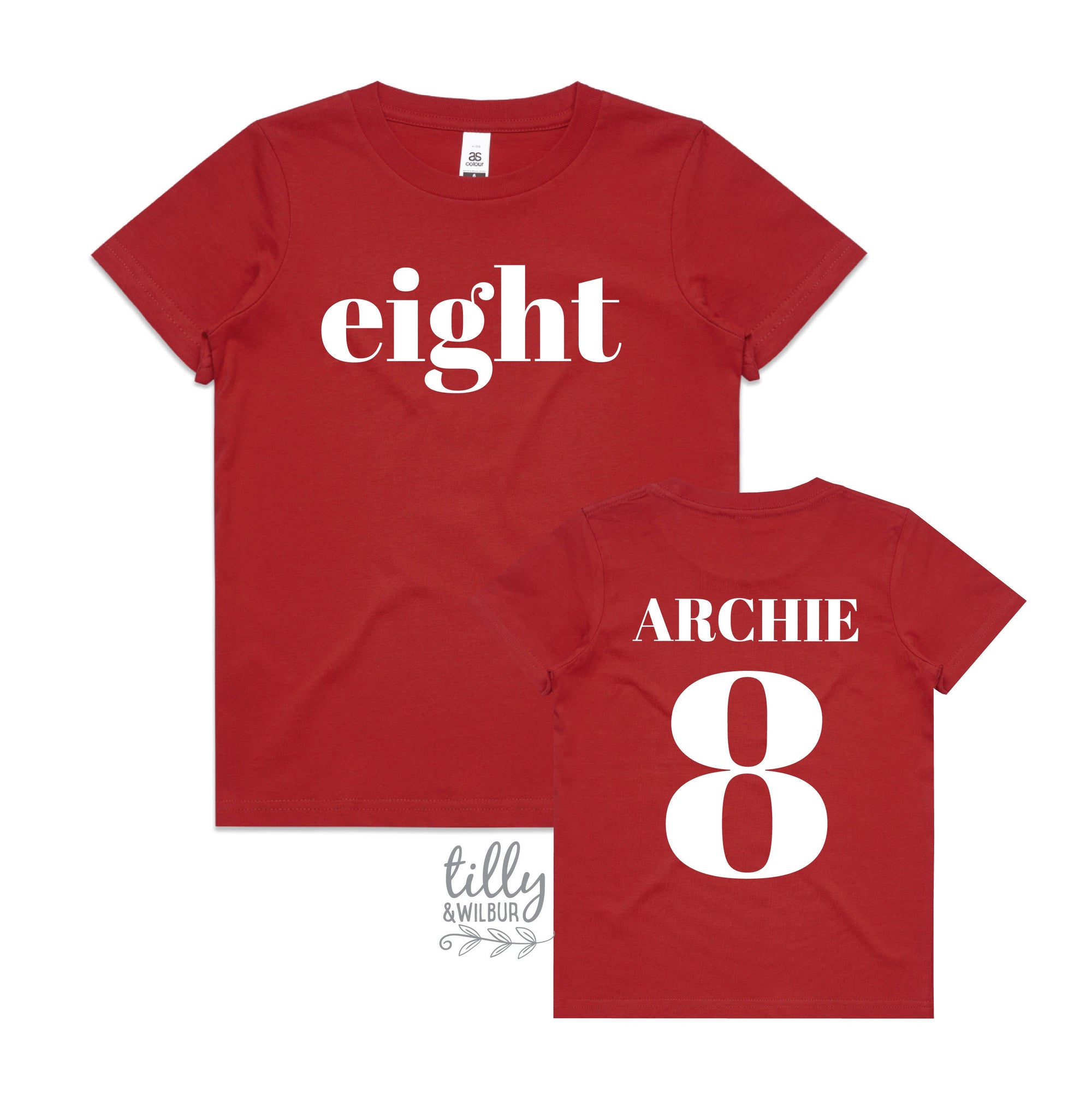 Eight T-Shirt, Eight Year Old Birthday T-Shirt, 8th Birthday Gift, Boy's 8th Birthday T-Shirt, I Am Eight, Birthday Boy,  Happy 8th Birthday