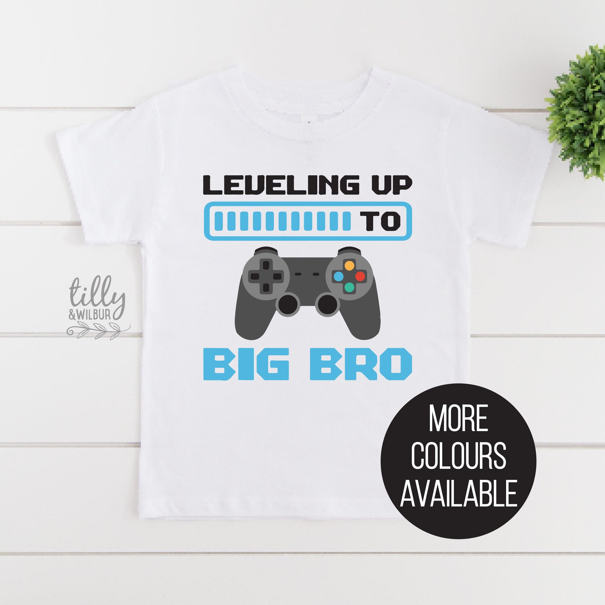 Leveling Up To Big Bro T-Shirt, Big Brother T-Shirt, Promoted To Big Brother Shirt, Pregnancy Announcement, I'm Going To Be A Big Brother