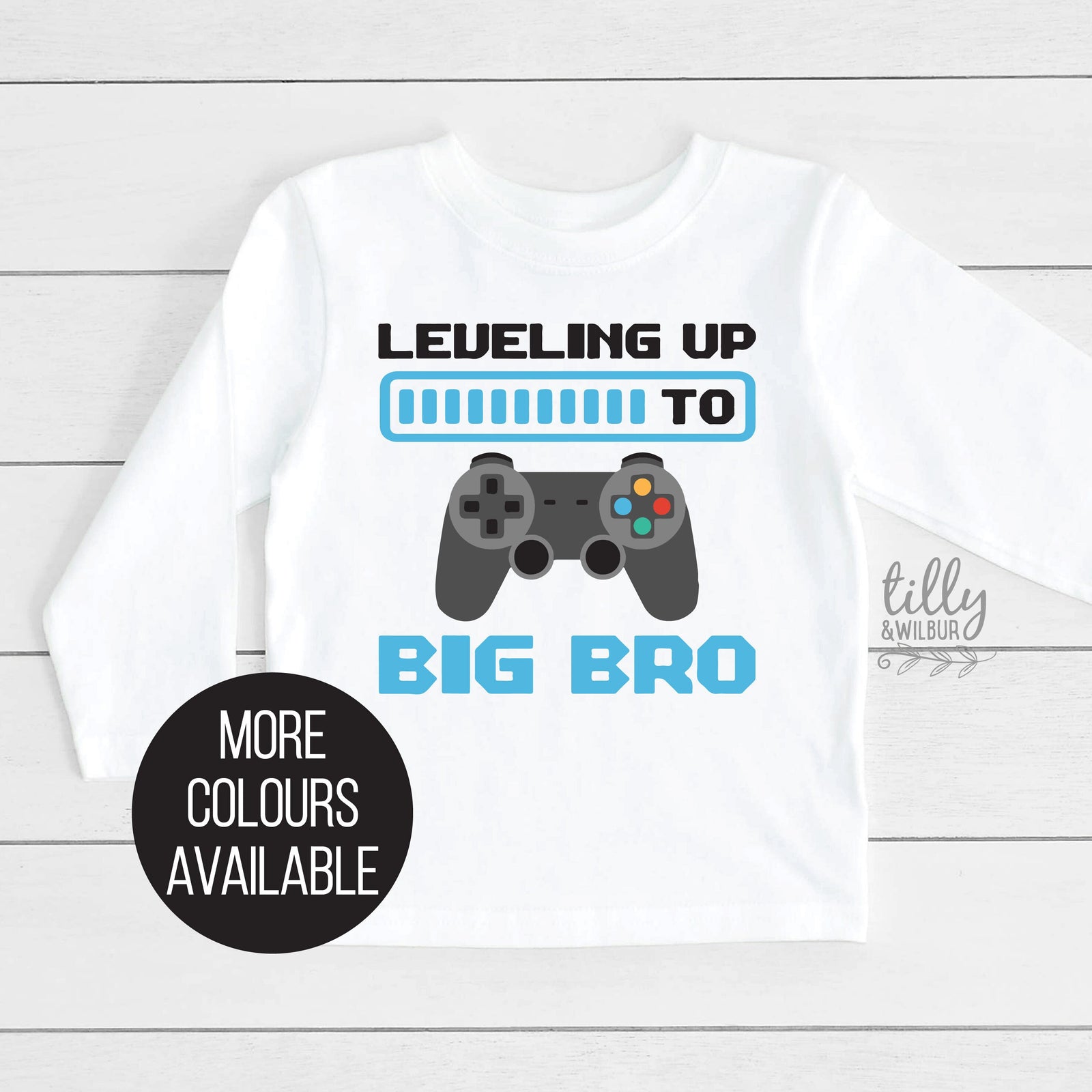 Leveling Up To Big Bro T-Shirt, Big Brother T-Shirt, Promoted To Big Brother Shirt, Pregnancy Announcement, I'm Going To Be A Big Brother