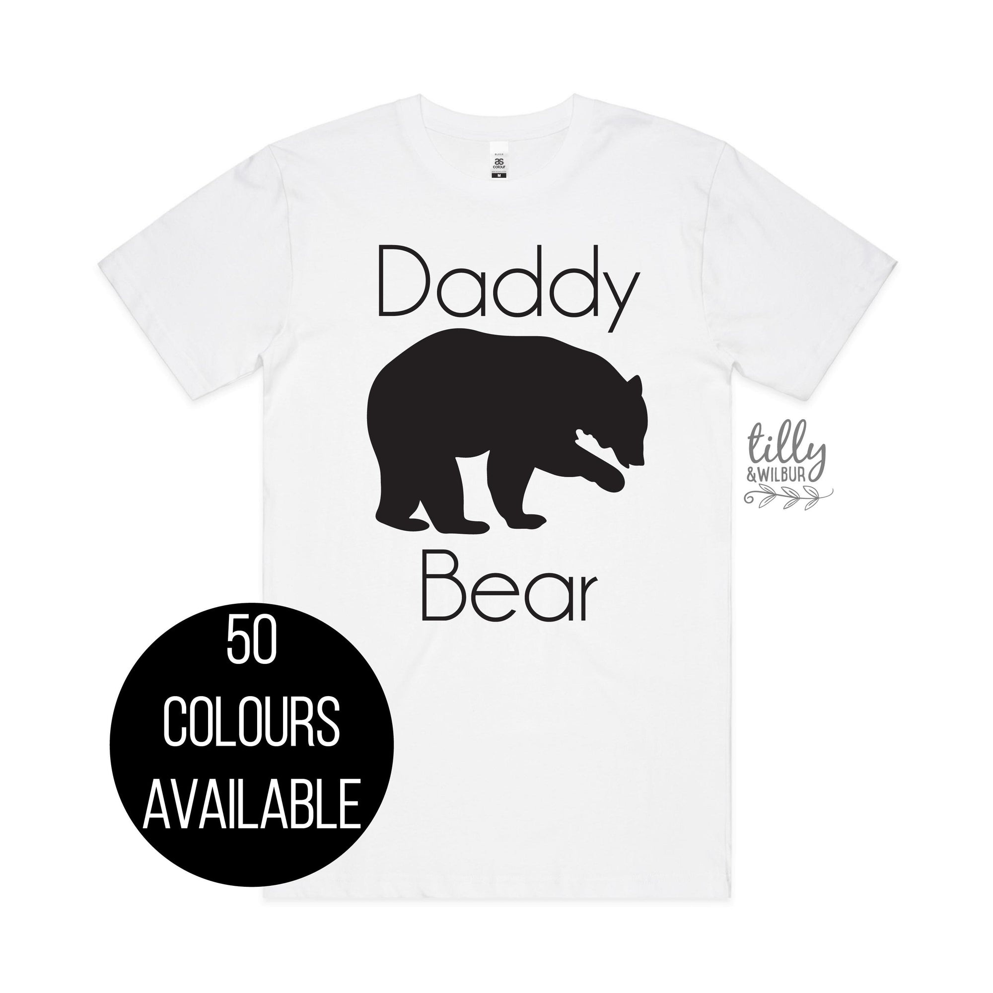 Daddy Bear T-Shirt, Matching Father's Day Outfits, Father Son Matching Shirts, Matching Daddy Baby Shirts, First 1st Father's Day, Bear Set