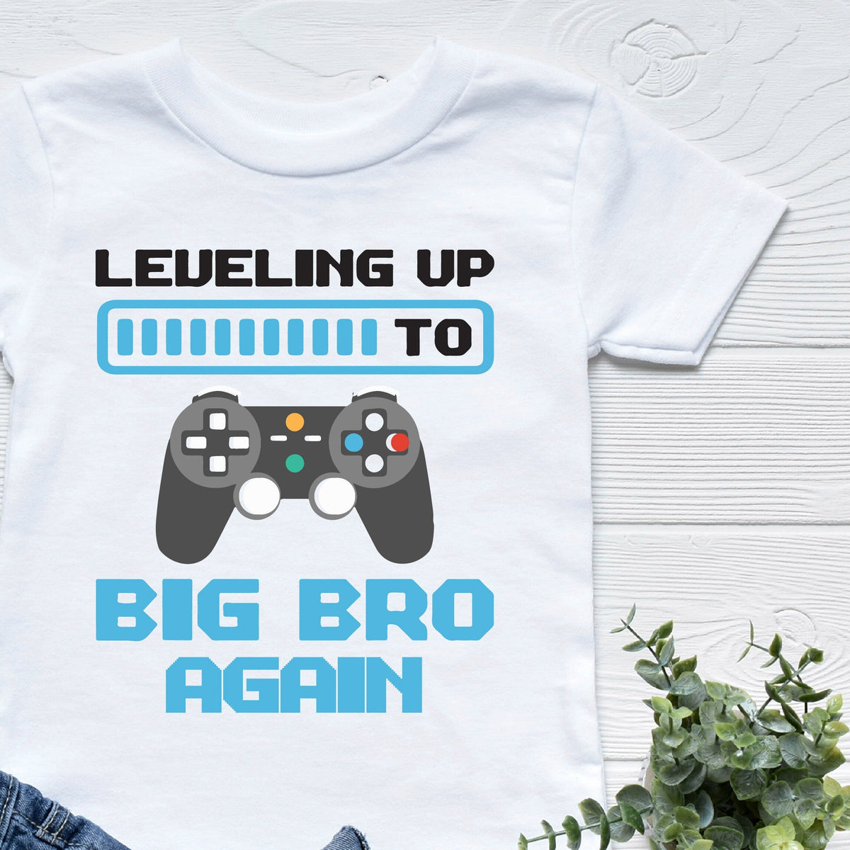 Leveling Up To Big Bro T-Shirt, Big Brother T-Shirt, Promoted To Big Brother Shirt, Pregnancy Announcement, I&#39;m Going To Be A Big Brother