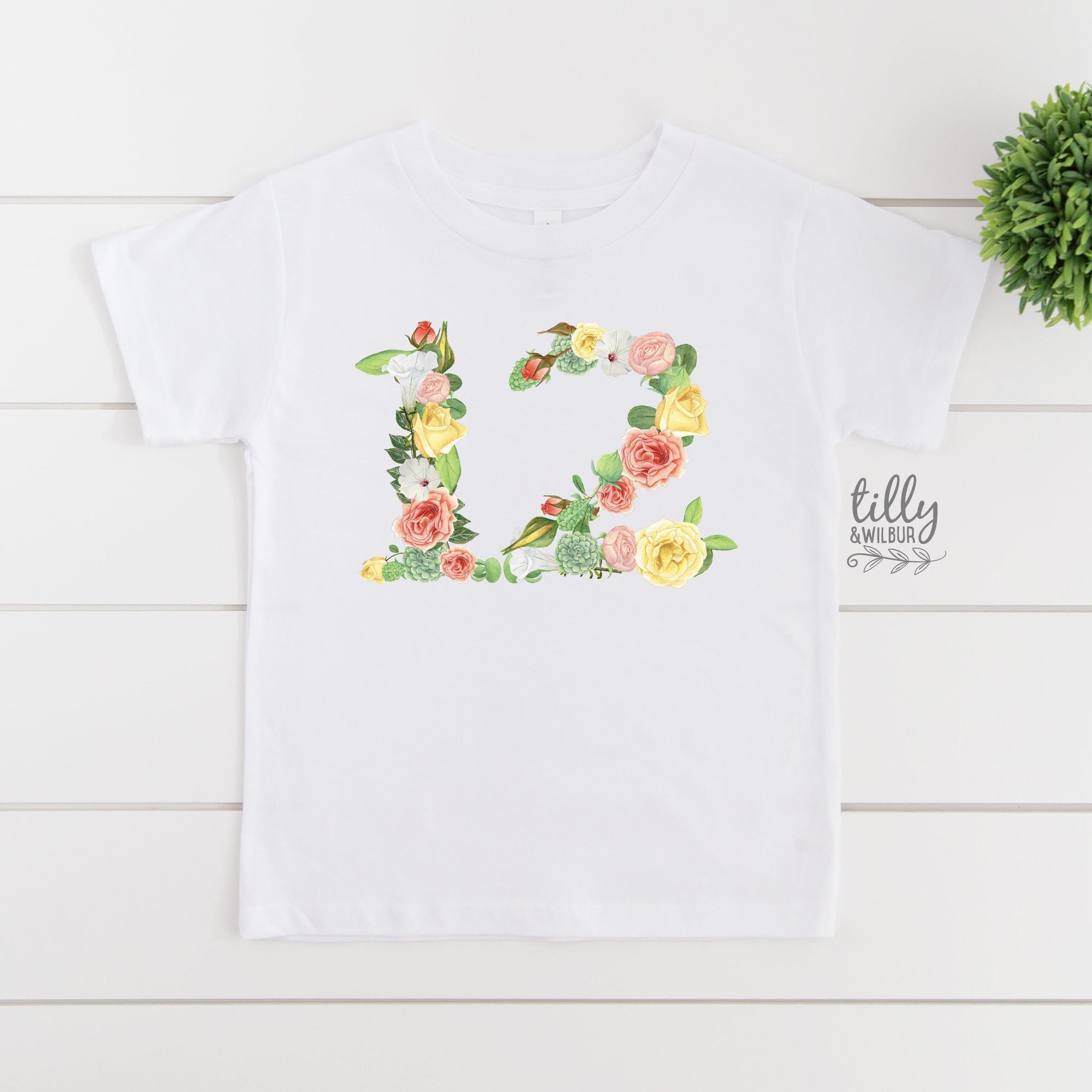 12 Year Old Birthday Girl Outfit, 12th Birthday, 12th Birthday Outfit Girl, 12th Birthday, I Am Twelve Girl, Birthday Girl, Floral Number 12