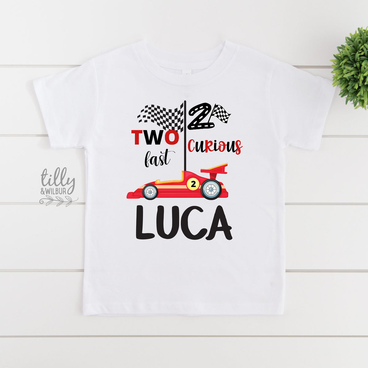 2nd Birthday T-Shirt, Two Fast Two Curious Birthday T-Shirt, 2nd Second Birthday, Two Birthday Gift, Boys 2nd Birthday, Boys Birthday TShirt