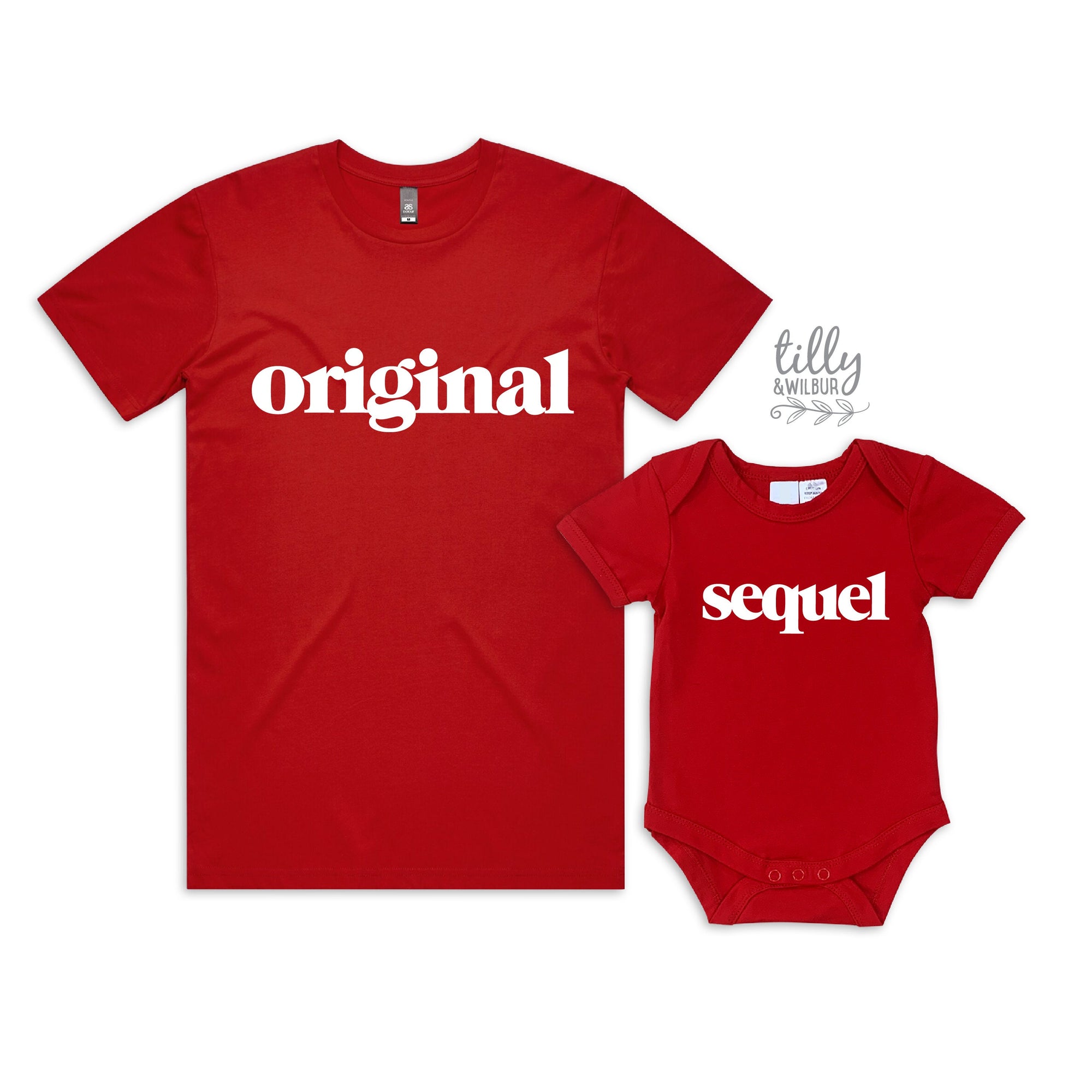 Original Sequel Father Son Matching Shirts, Matching Dad And Baby, Matching Dad And Kid, Father's Day Gift, Newborn Gift, New Dad, Remix
