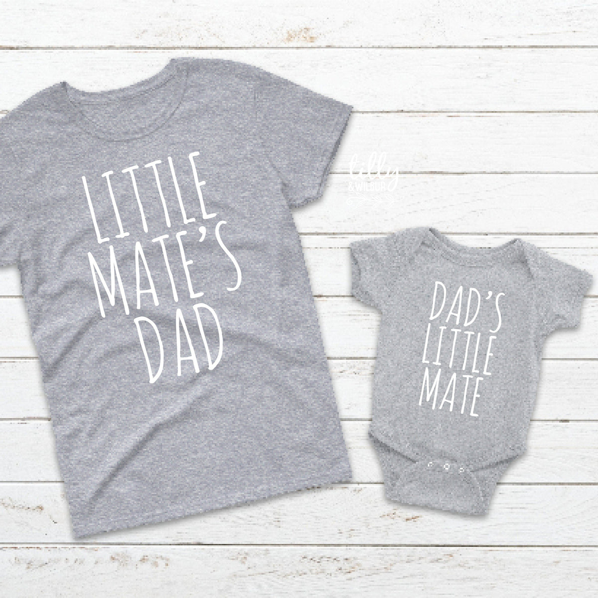 Father&#39;s Day Shirts, Father Son Matching Shirts, Dad&#39;s Little Mate, Little Mate&#39;s Dad, Matching Daddy Baby Outfits, First 1st Father&#39;s Day