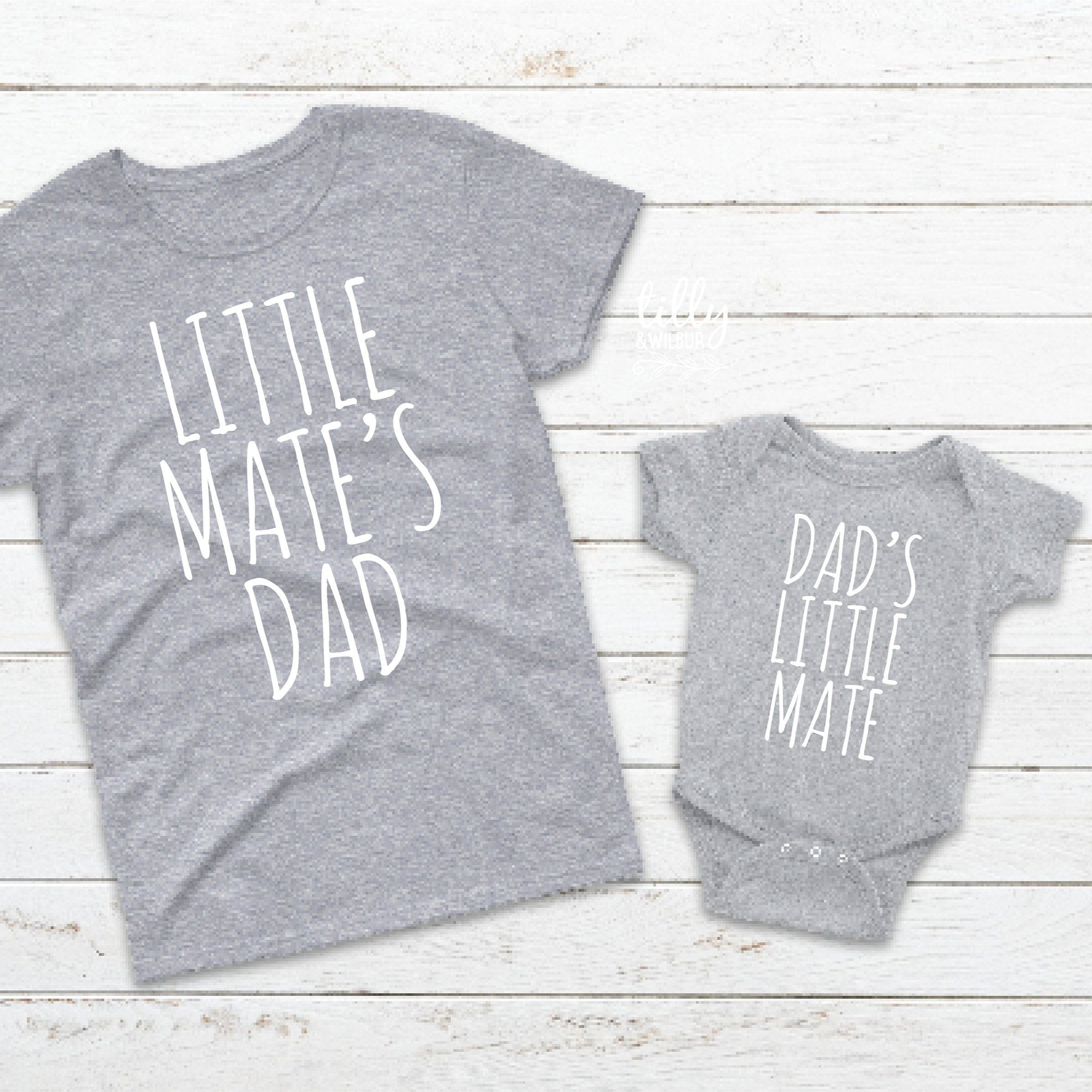 Father's Day Shirts, Father Son Matching Shirts, Dad's Little Mate, Little Mate's Dad, Matching Daddy Baby Outfits, First 1st Father's Day