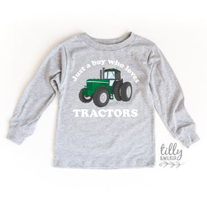 Just a Boy Who Loves Tractors T-Shirt, Tractor T-Shirt, I Love Tractors T-Shirt, Farm Life, Tractor Lover Gift, Tractor Shirt, Farmer Shirt
