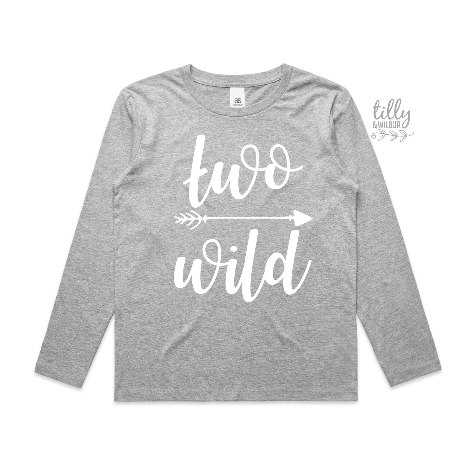 Two Wild Birthday T-Shirt, Two Wild Birthday, 2 Year Old Boy, 2 Year Old Girl, Second Birthday Gift, 2nd Birthday Present, 2nd Birthday Tee