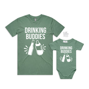 Drinking Buddies Matching Shirts, Daddy Daughter, Father Son, Beer, New Dad Gift, Matching Daddy Baby, 1st Father's Day, Father's Day Gift