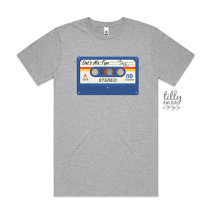 Dad's Mix Tape T-Shirt, Father's Day T-Shirt, Personalised With Names, Our First Father's Day 2022, Cassette Tape T-Shirt, Old School Dad