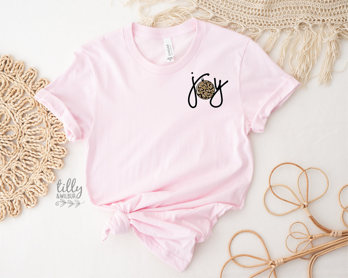 Joy Christmas T-Shirt, Christmas Joy T-Shirt, Joy To The World T-Shirt, Family Holiday Tee, Women's Christmas T-Shirt, Xmas Gift For Her