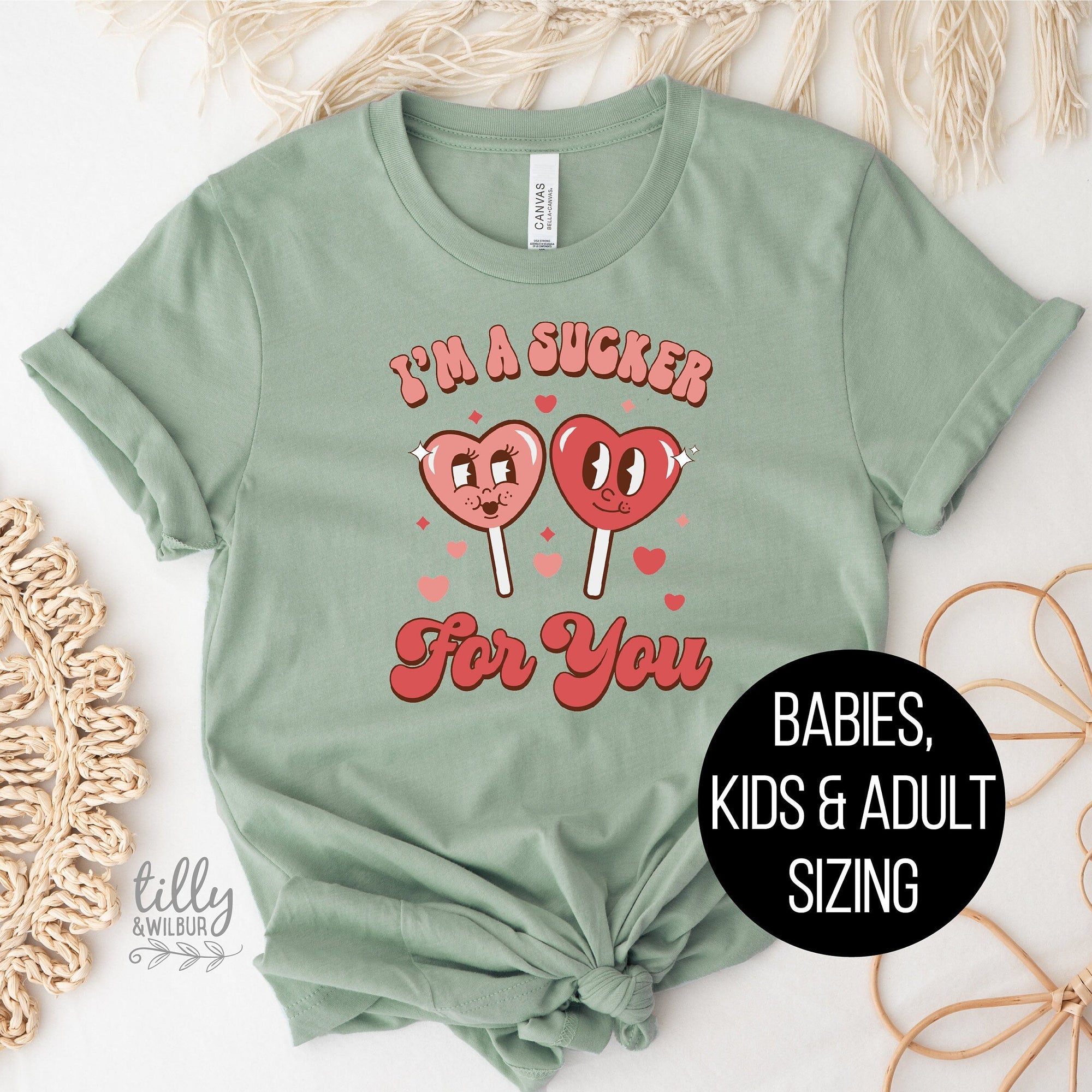 I'm A Sucker For You T-Shirt, Lollipop T-Shirt, Funny Valentine's Day T-Shirt, Retro Valentine's Day Shirt, Valentine's Day Gift, Love Sucks