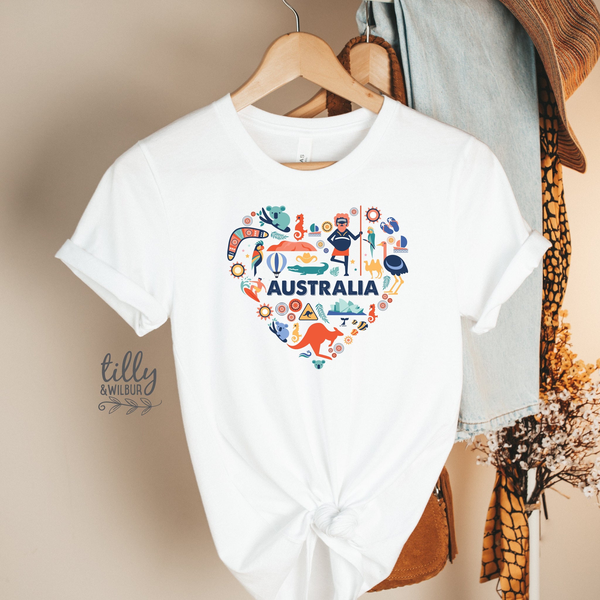 Happy Australia Day Women s T Shirt Tilly Wilbur