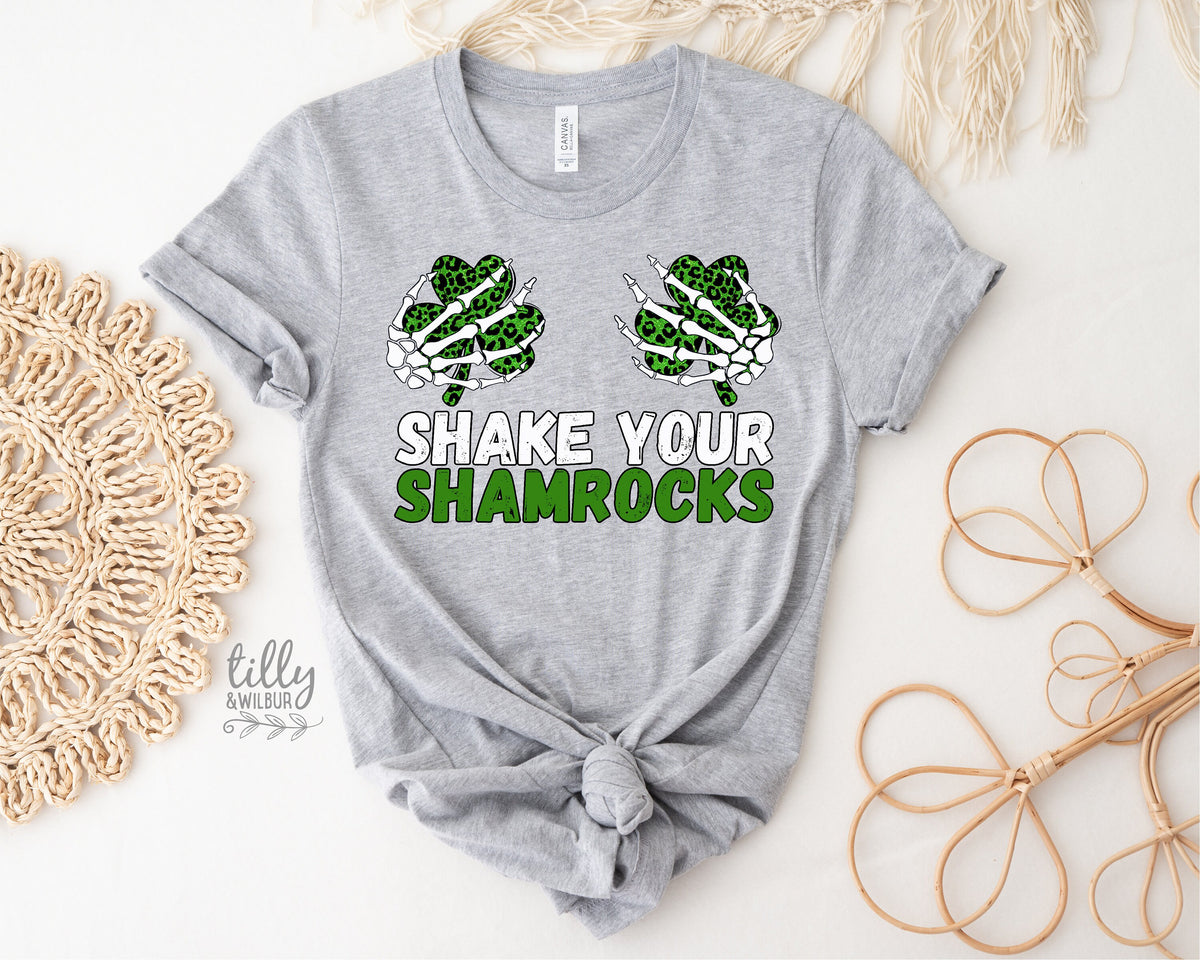 Cheeky St Patrick&#39;s Day T-Shirt, Shake Your Shamrock&#39;s T-Shirt, Happy St Paddy&#39;s Day, Women&#39;s T-Shirt, Kiss Me I&#39;m Irish, Ireland, Celtic