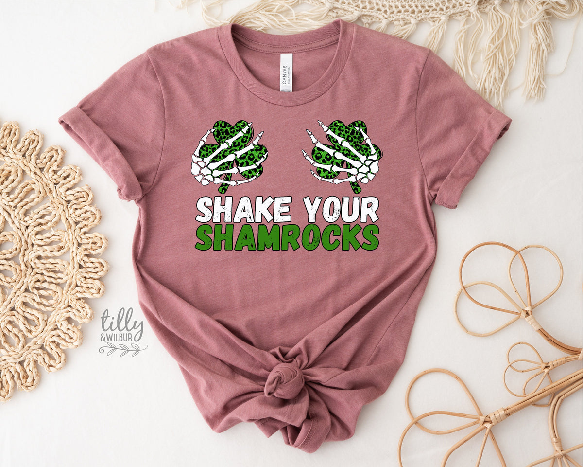 Cheeky St Patrick&#39;s Day T-Shirt, Shake Your Shamrock&#39;s T-Shirt, Happy St Paddy&#39;s Day, Women&#39;s T-Shirt, Kiss Me I&#39;m Irish, Ireland, Celtic